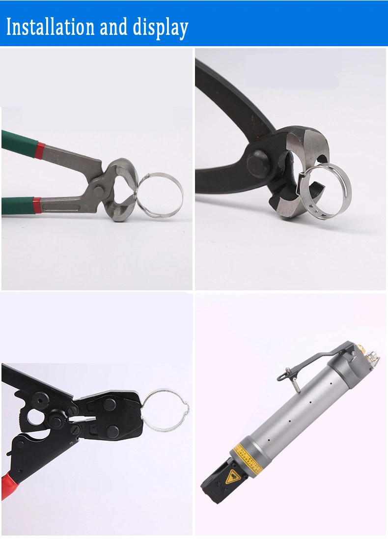 Single Ear Pinch Stepless Ear Hose Clamps Pipe Fittings One Ear Clamp